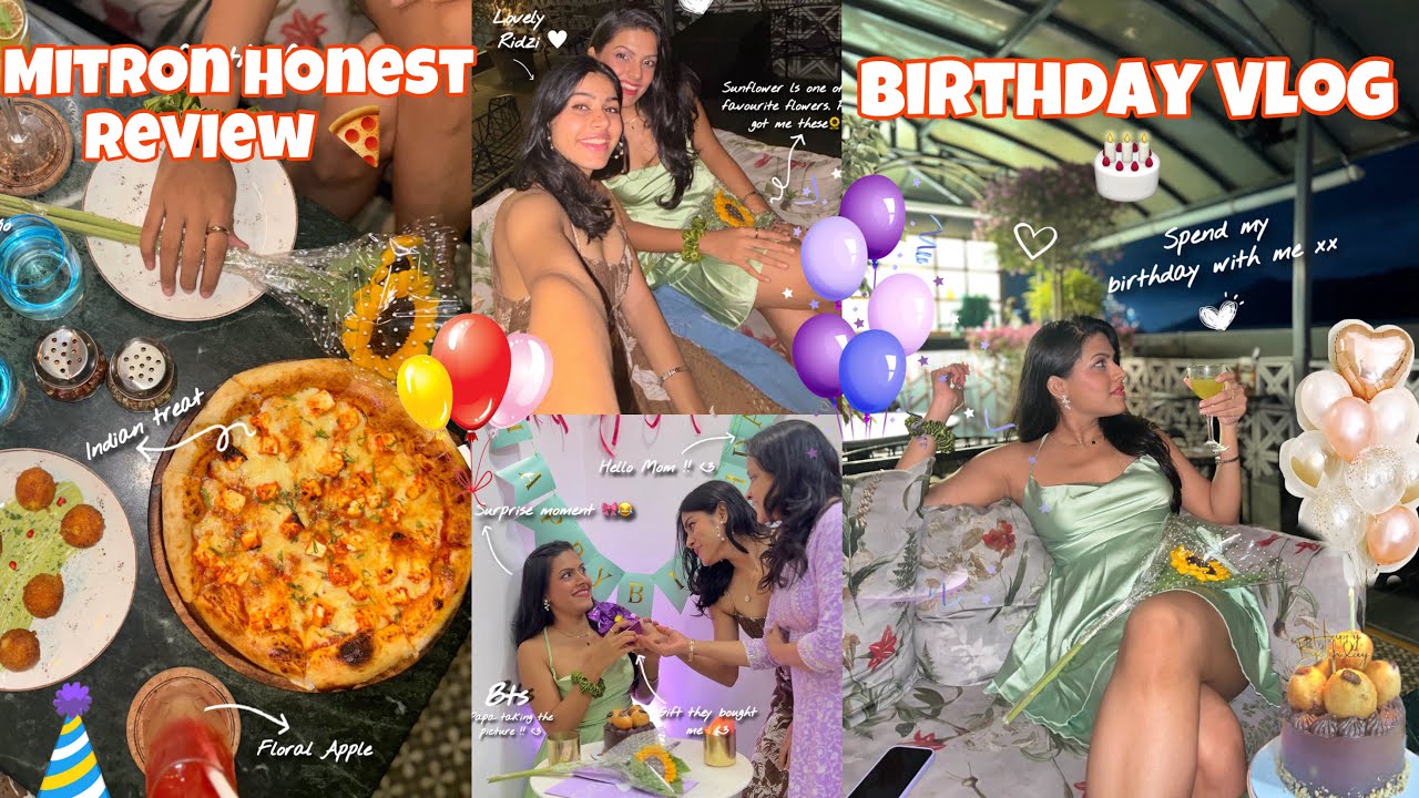Rooftop Restaurant | Birthday Blast 🥳| Mitron Thane | Honest Review#rooftoprestaurant#birthdayparty