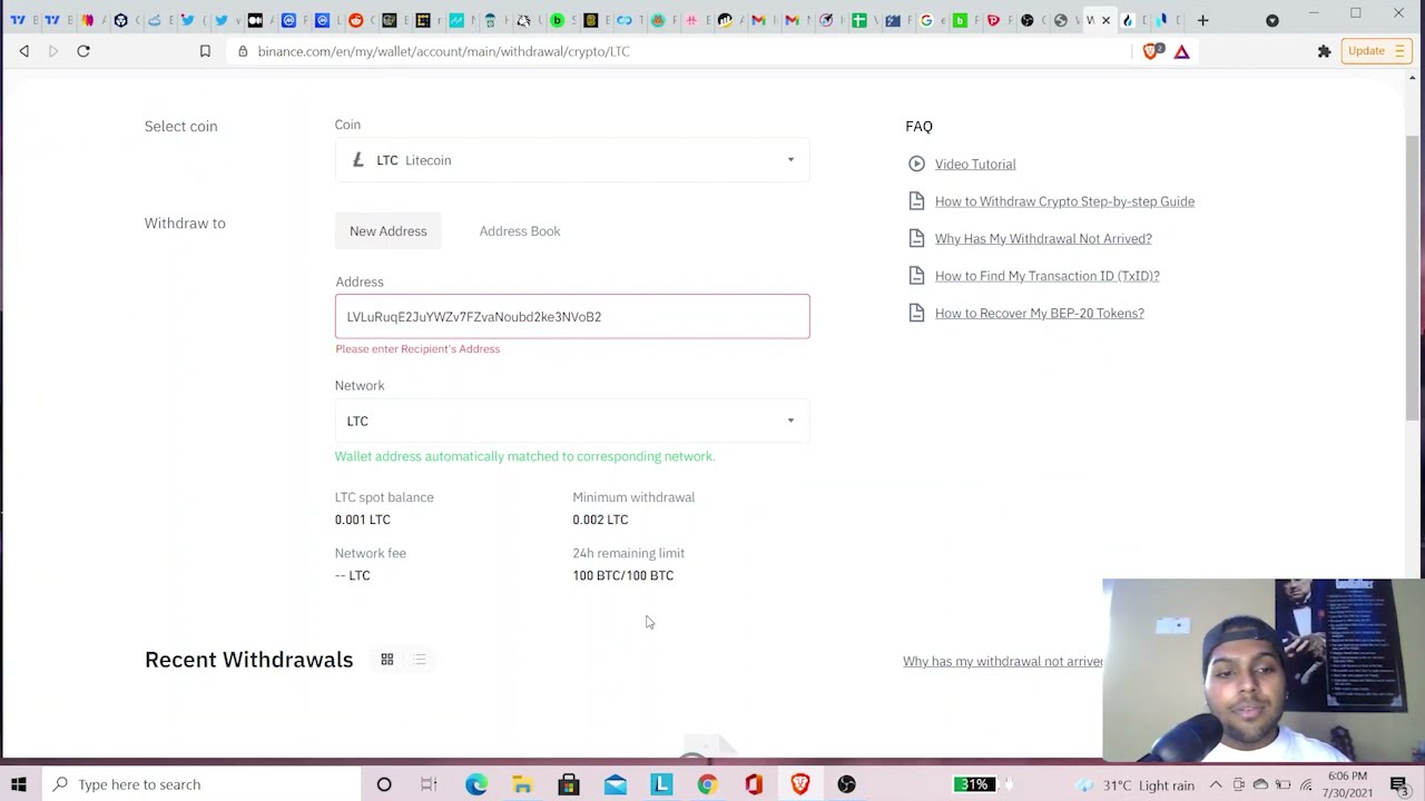 How to Transfer Crypto From Binance to Huobi/Phemex (BINANCE BANNED IN MALAYSIA!)