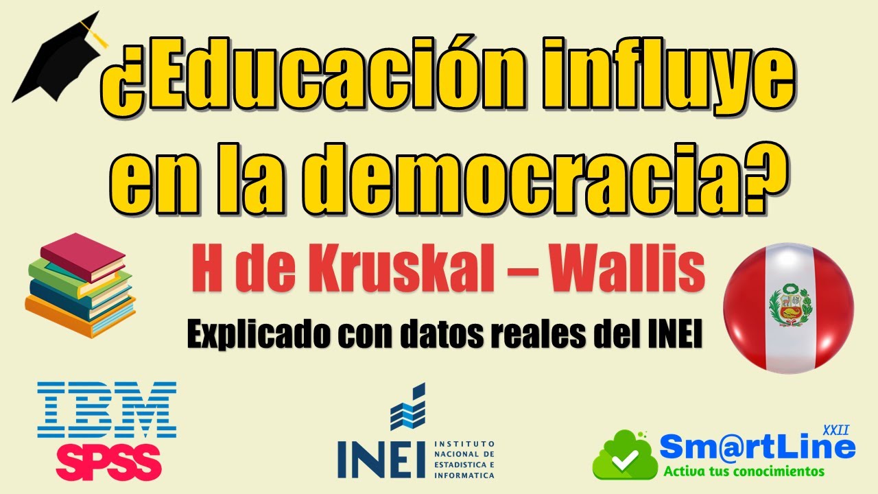 📈 ¿La educación influye en cómo vemos la democracia? | Análisis de Kruskal-Wallis con datos INEI 📊