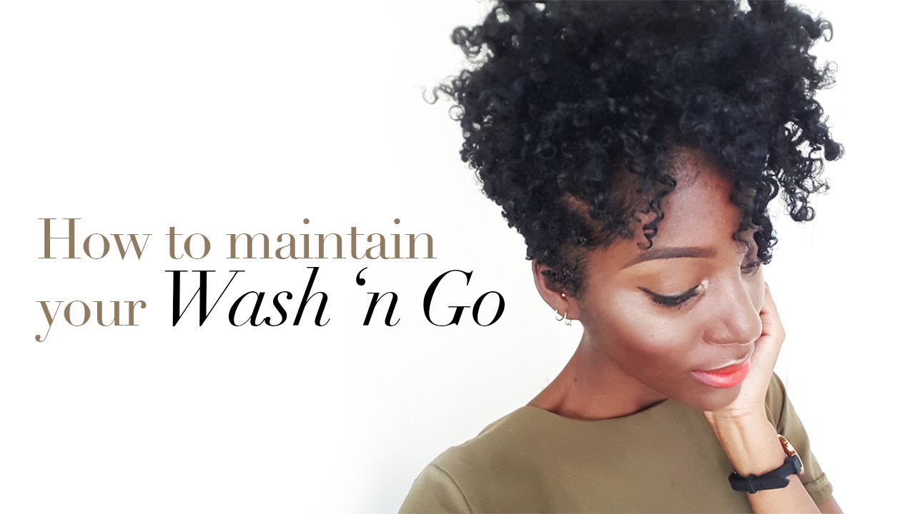 Natural Hair| How to Maintain a Wash n Go | Tapered Cut