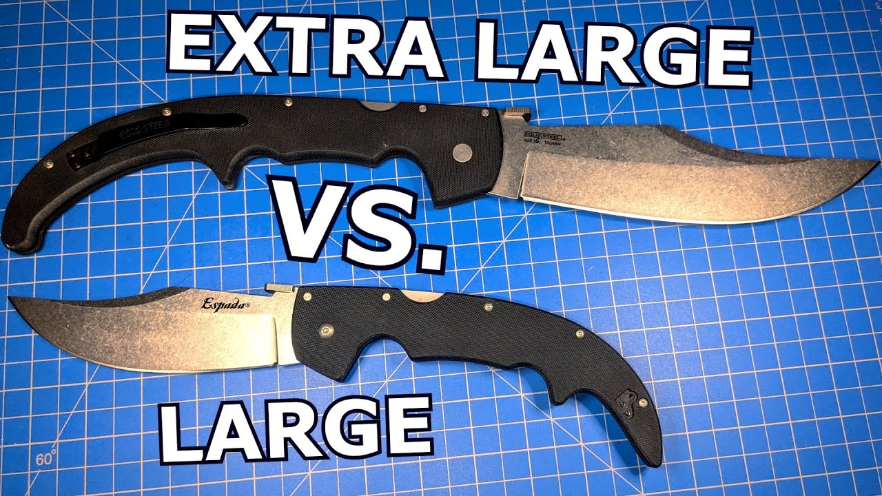 Cold Steel Espada G10: большой против большого