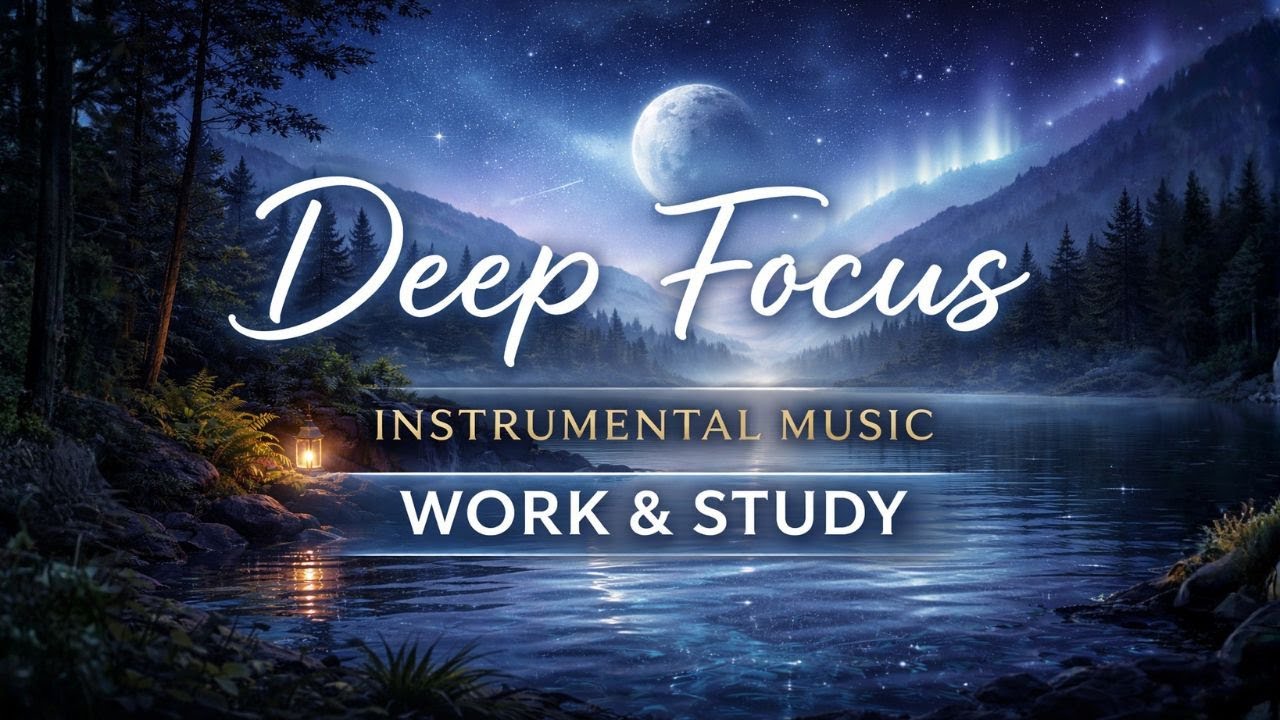 Deep Focus Instrumental Music | Calm Ambient Soundscape for Work & Study
