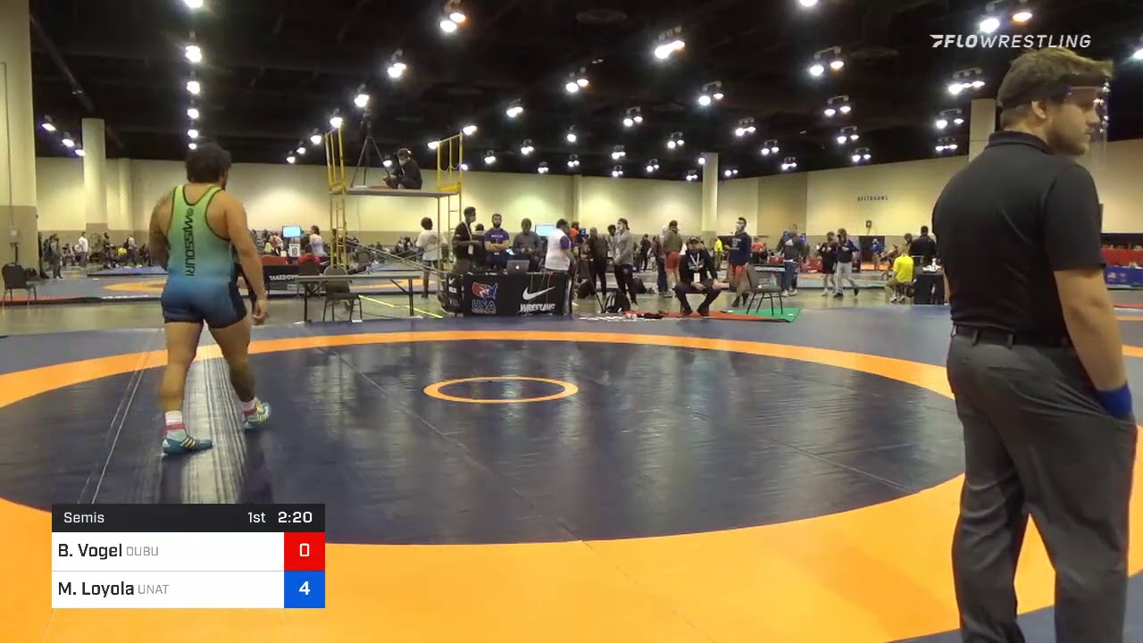 97 Kg Semis Brady Vogel Dubuque Wrestling Club Vs Michael Loyola Unattached