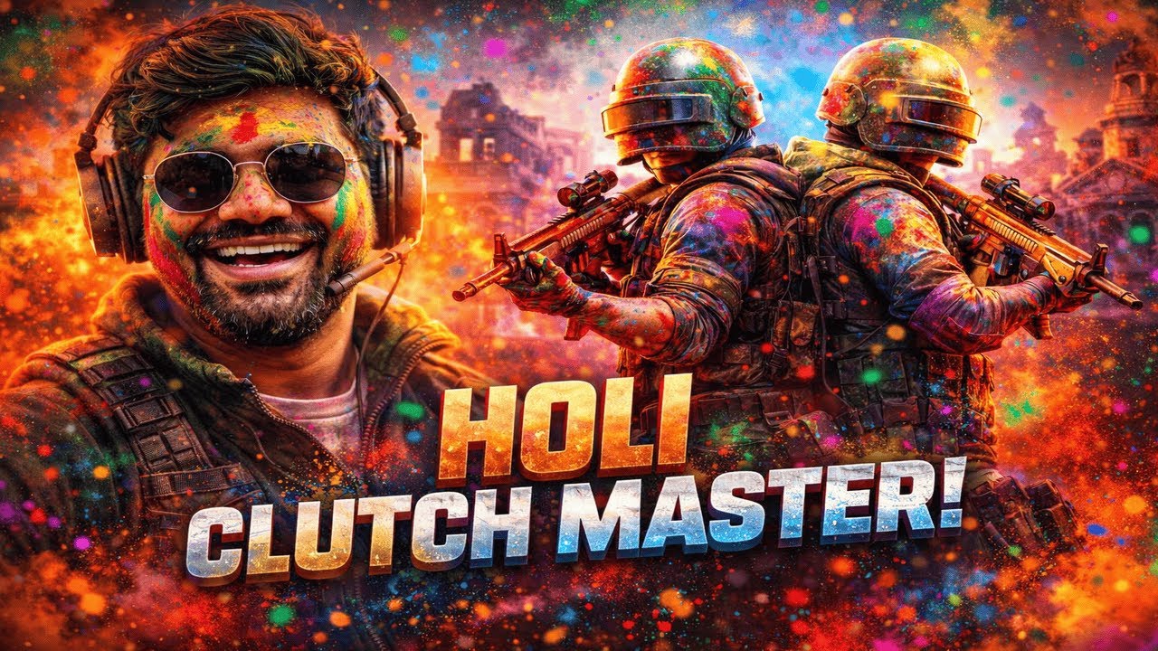BGMI Holi Special: LIVE! 💥