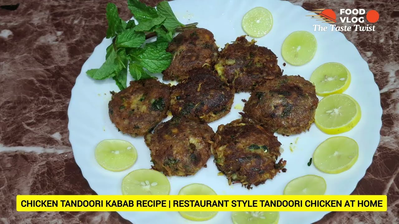 Chicken Tandoori Kabab Recipe | Restaurant Style Tandoori Chicken at Home