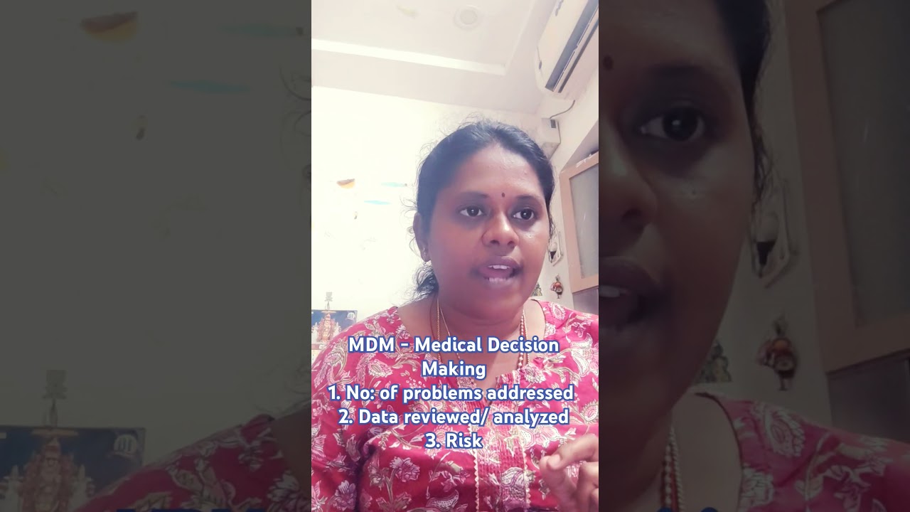 MDM of E/M explained in Telugu - Part 01#medicalcoding  #medical coding for beginners