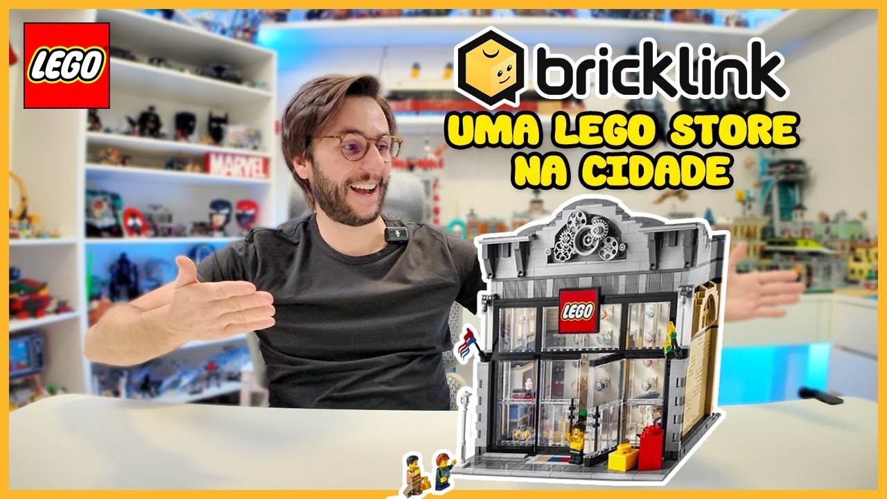 Construí uma LEGO STORE para a nossa cidade LEGO!