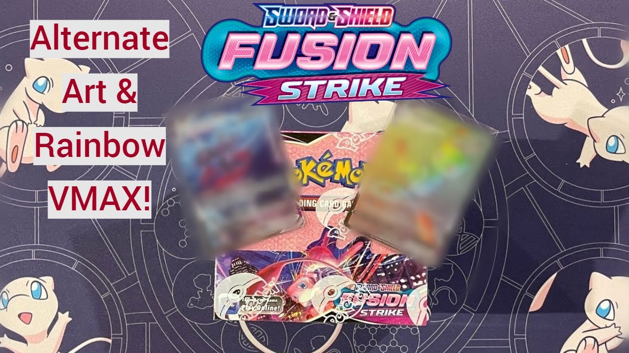 Pokemon Fusion Strike Booster Box Opening - Alternate Art VMAX & Rainbow VMAX in our 11 Hit Box!!
