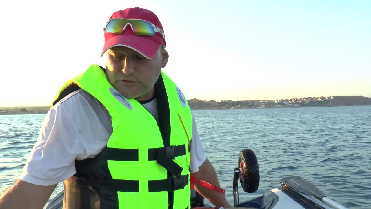 Испытание на море лодки Аквамаран НДНД 360
