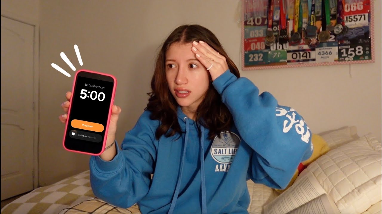 me levanté a las 5am por una semana