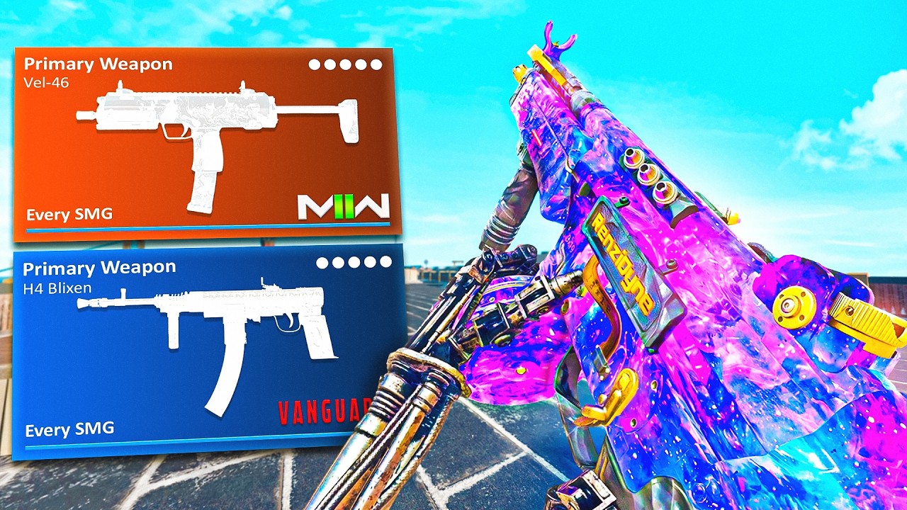 I Won Warzone with EVERY SMG + Best Class Setups (COD CHALLENGE)