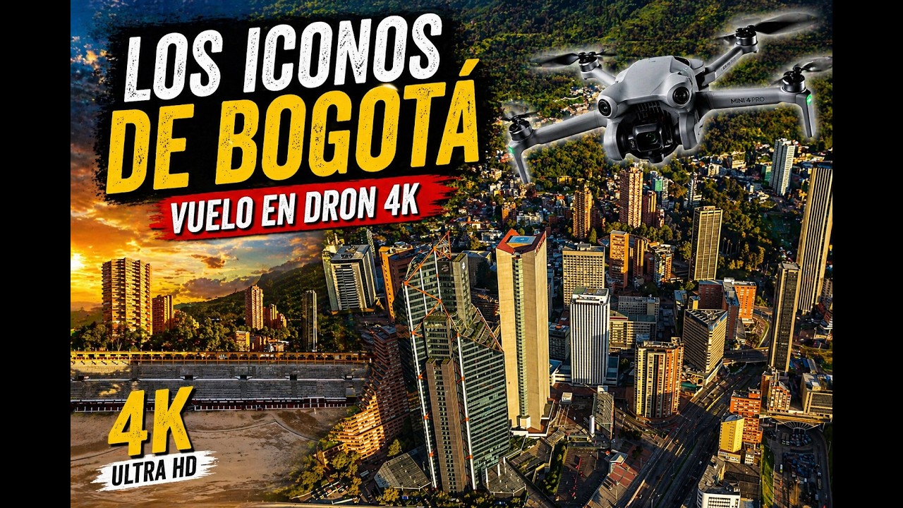 Iconos en el corazón de Bogotá | Dron 4K