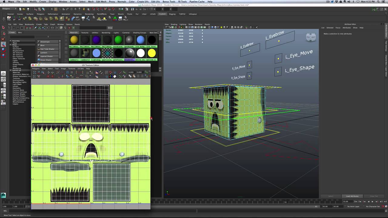 Maya - Animate Color and Animate a Texture Map Swap