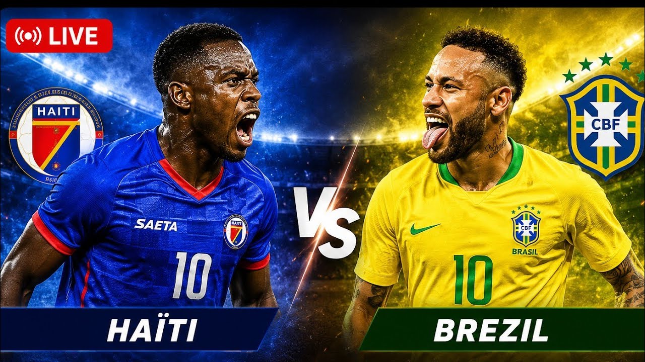 HAITI VS BREZIL  EN DIRECT Coupe du monde 2026 / World cup live #caraibesfm #football #soccer