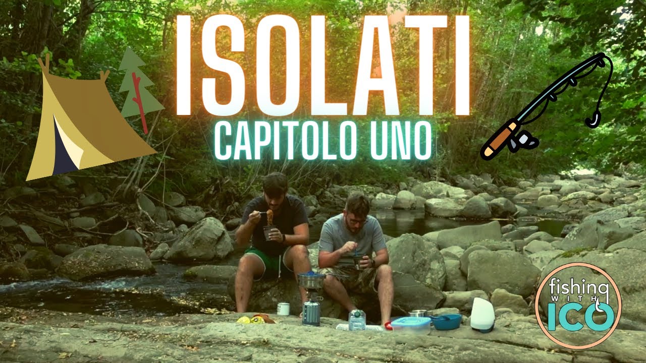 DUE GIORNI IMMERSI nella NATURA! SPINNING in TORRENTE e CAMPEGGIO completamente ISOLATI!🏕️🎣PARTE 1