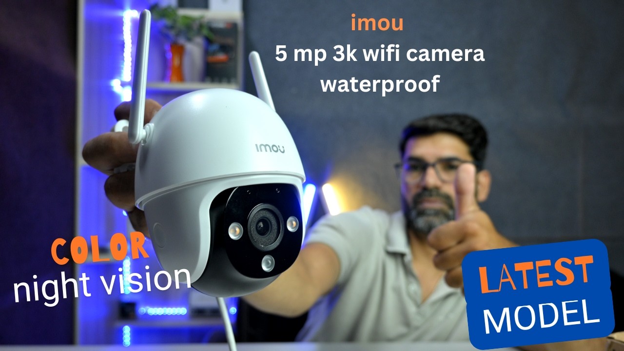 Cheap & Best Outdoor 5MP WiFi Camera 🔥 | IMOU IPC DK-7 Review & Live Demo in Hindi#cheapwificamera||