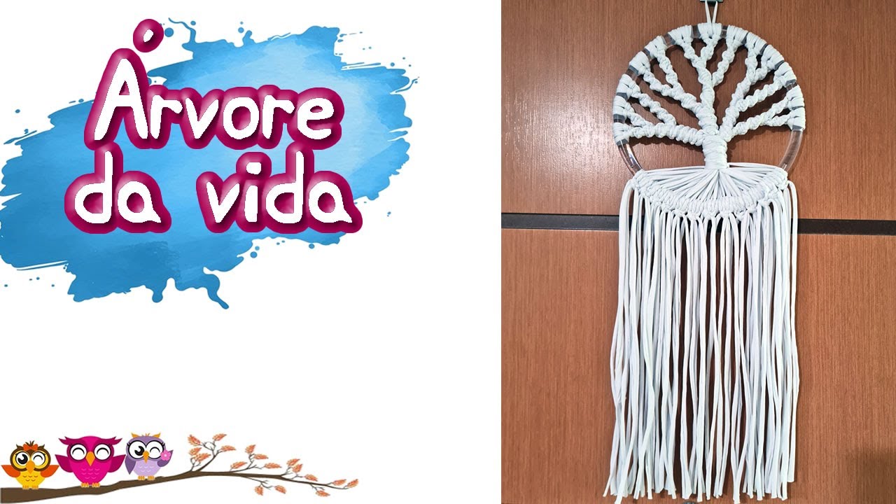 Árvore da vida em macramê