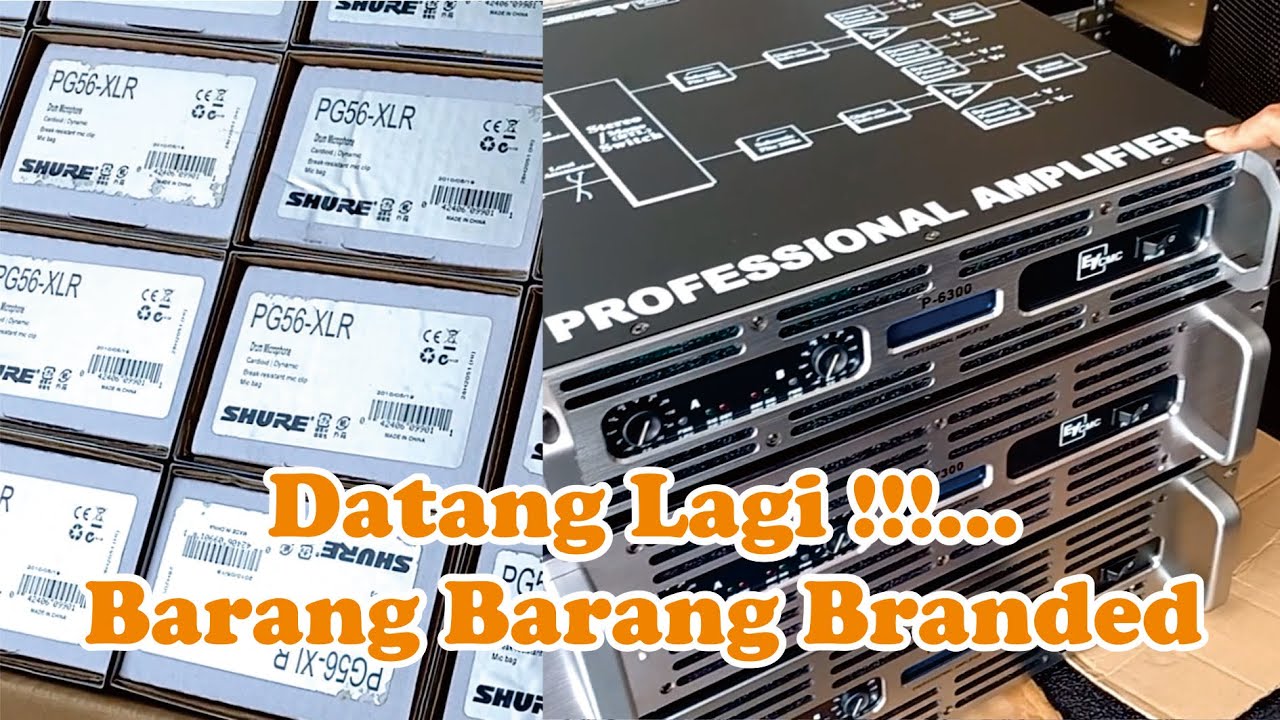 Ready !!!... Barang-Barang Branded Original...Power, Effect, Mic Shure...