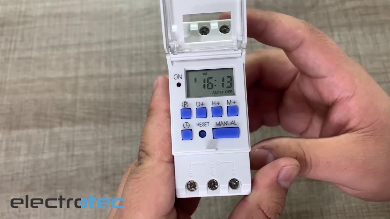 C&oacute;mo usar el interruptor digital programable