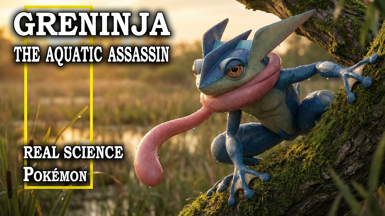Real Life Pokémon: NatGeo | The Aquatic Assassin: Greninja’s Kinetic Mastery | Pokémon Documentary