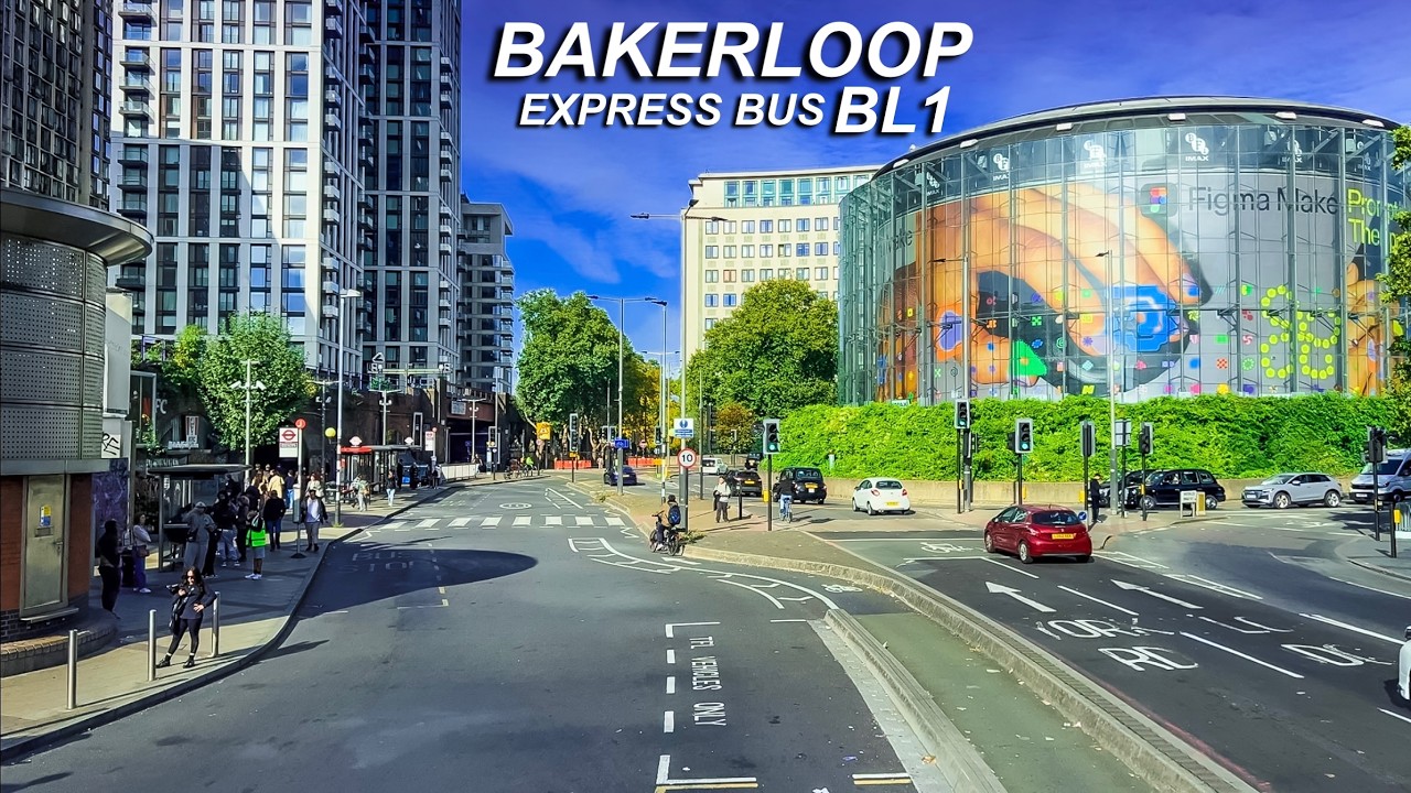 The NEW Bakerloop BL1 Express Bus In London 🚍 Lewisham To Waterloo Station | Full Journey