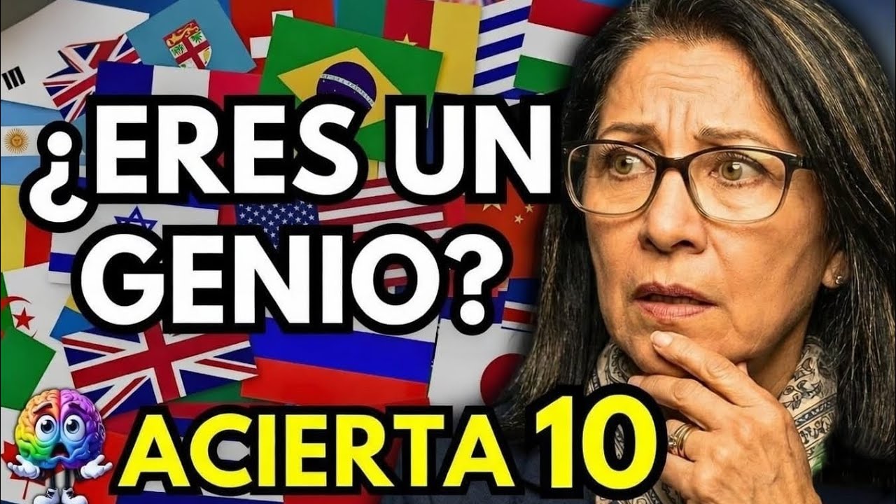 ¿Eres un Genio? 🌍🧠 Acierta 10 Países por su Bandera y Demuestra tu Inteligencia
