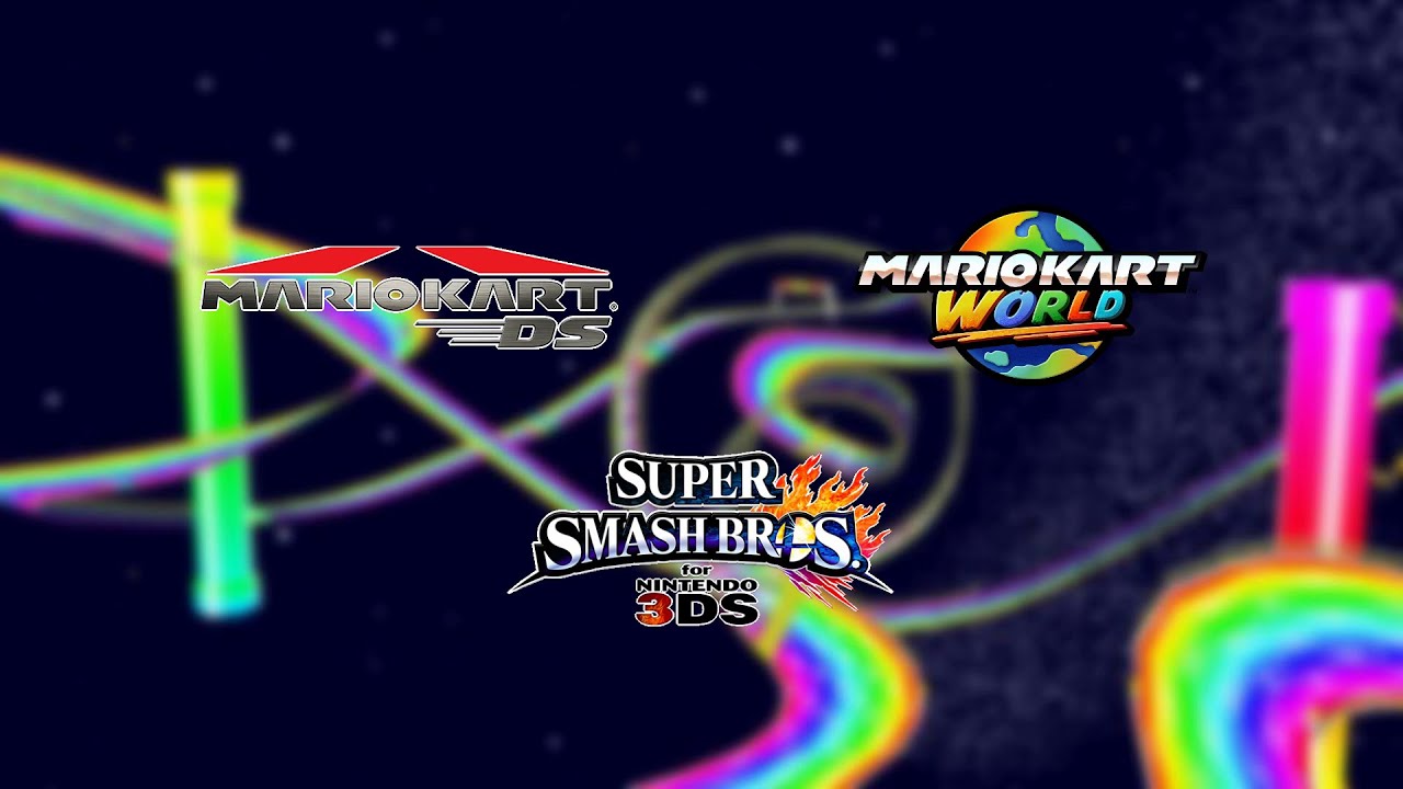 DS Rainbow Road Ultimate MashUp (MarioKart DS)