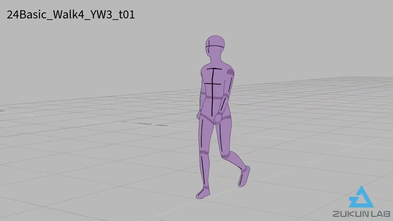 Walking & Running Motion Set - NPC / Background Character