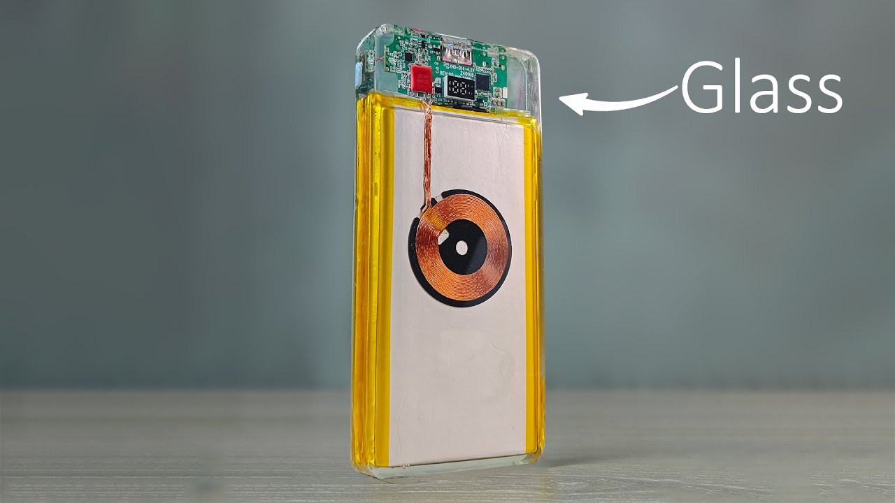 I Built a Power Bank Out of REAL Glass