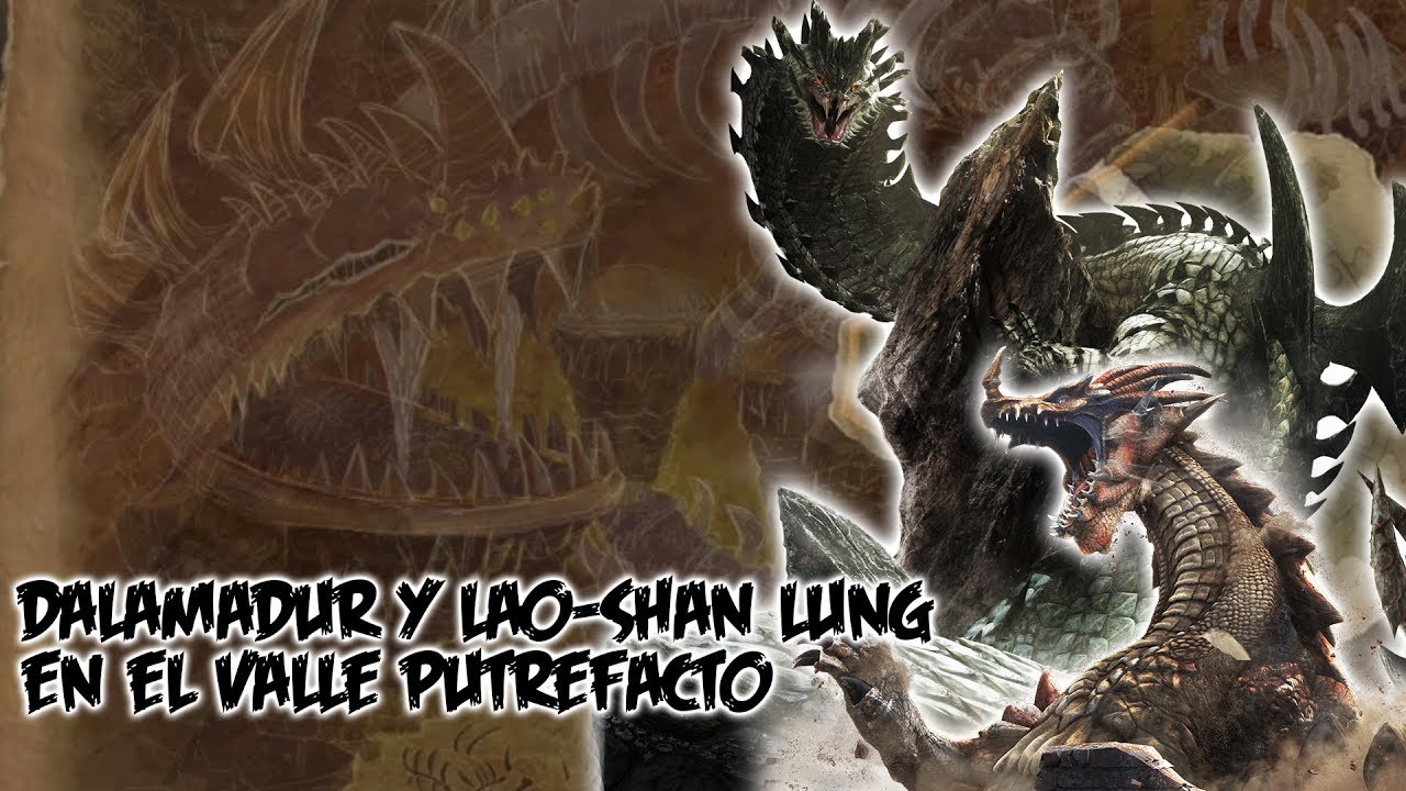 ¿Dalamadur y Lao-Shan Lung en el Valle Putrefacto? | Monster Hunter World | Español