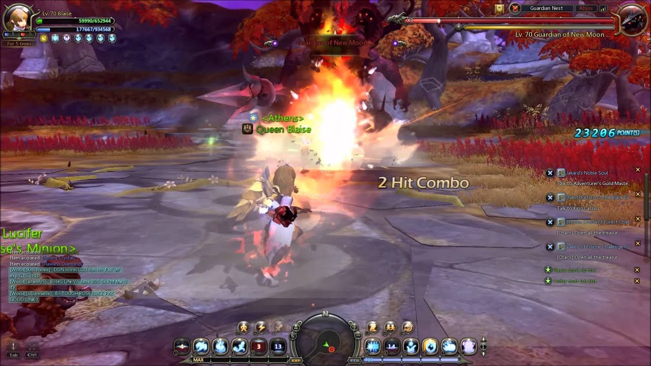 Dragon nest Saleana solo Guardian Nest last boss