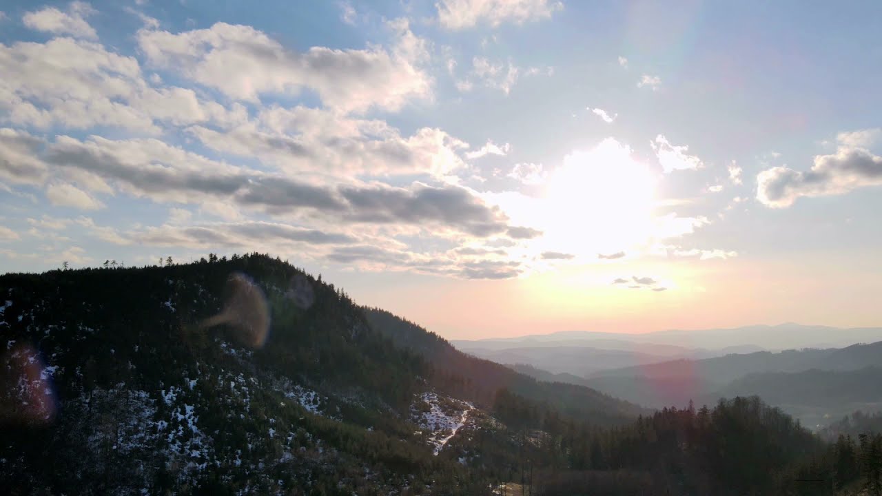 Andrzej&oacute;wka Poland mountains Sunset