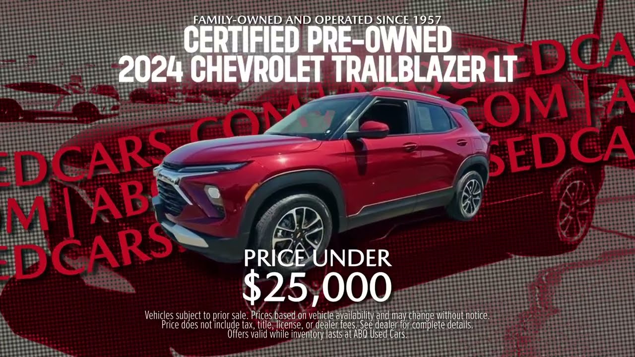 2024 Chevrolet Trailblazer LT CPO | Only $22,995 in ABQ!
