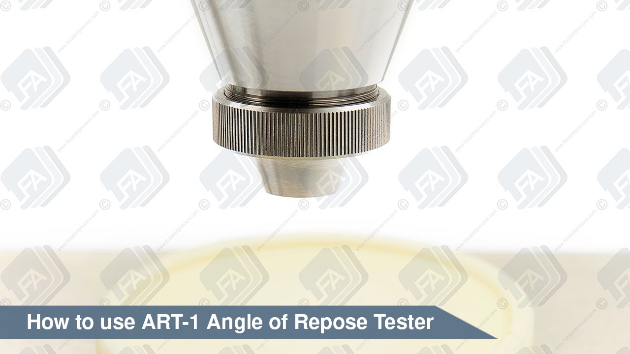 How to use ART-1 Angle of Repose Tester | LFA Machines