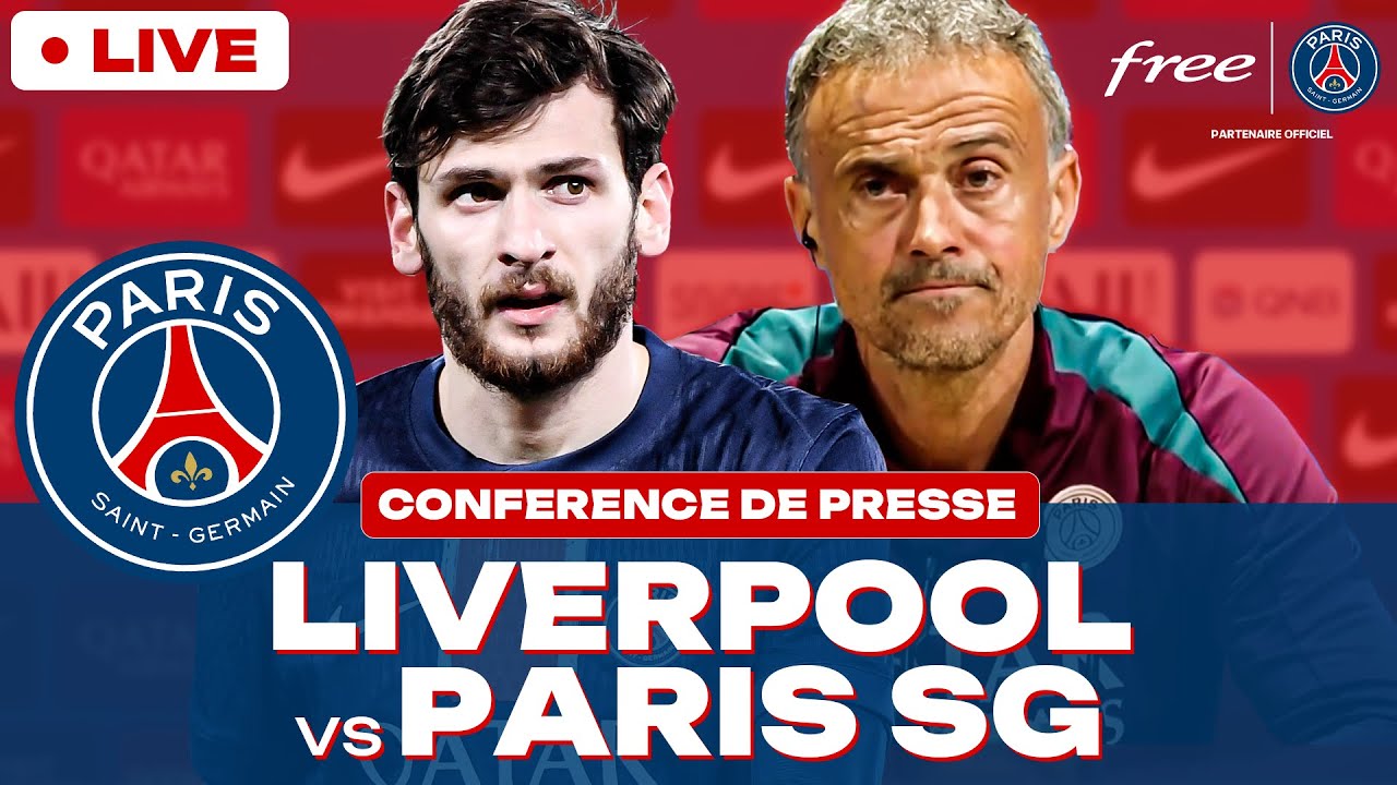 [REPLAY] LIVERPOOL/PSG : Conférence de presse de Luis Enrique et Kvara - CONFERENCES DE PRESSE