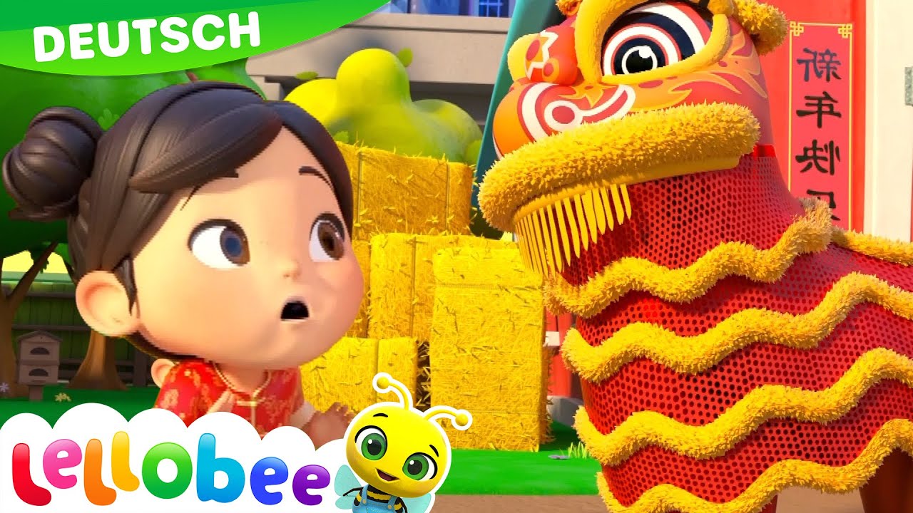 Chinesisches Neujahr | Lellobee - Kinderlieder und Cartoons | Lellobee Deutsch