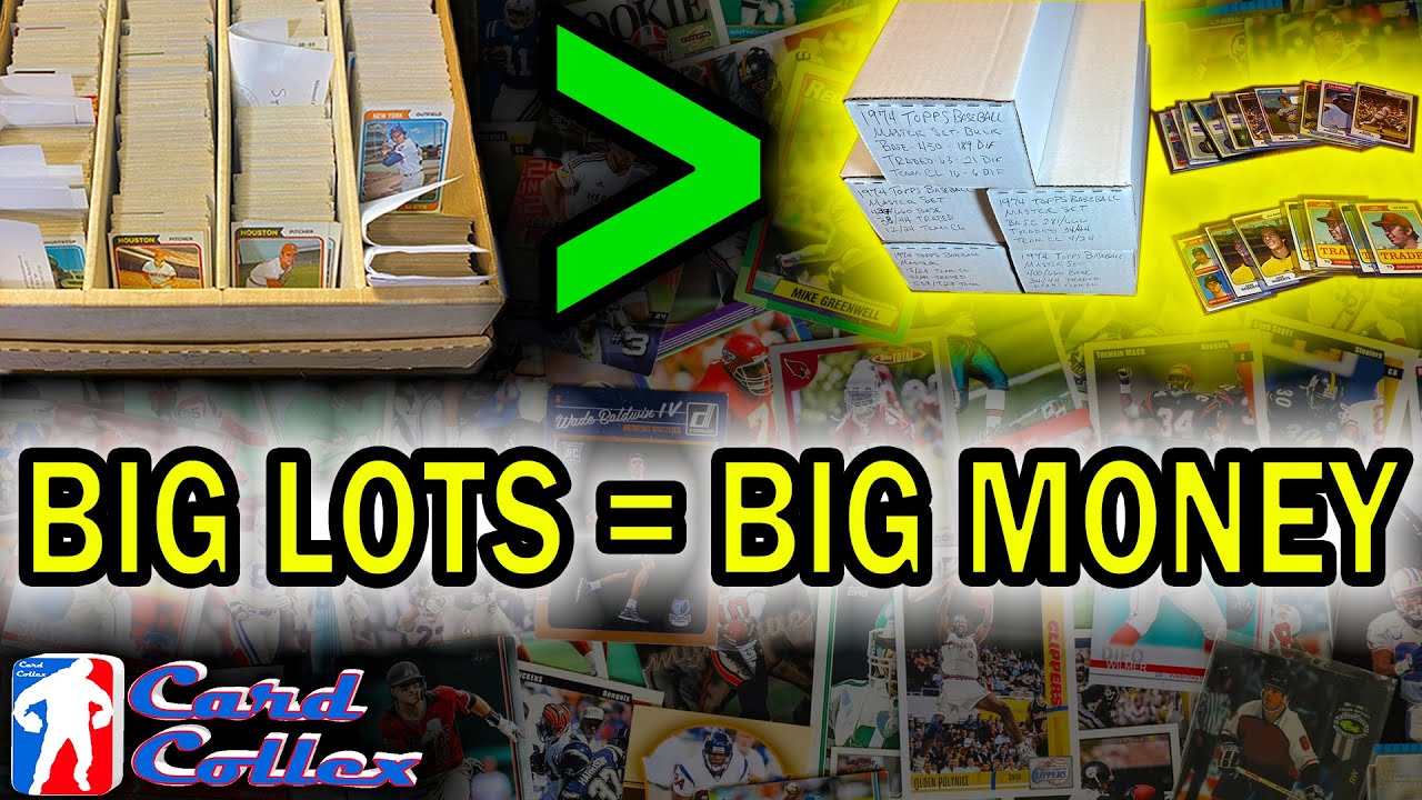 How To Break Down Big Lots Of Sports Cards To Make Money in 2021