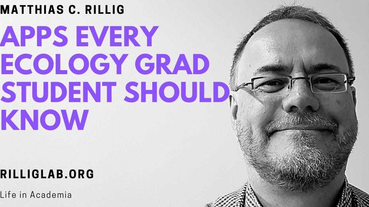 Apps every ecology grad student should know well. #phdlife #apps #phd #ecrchat
