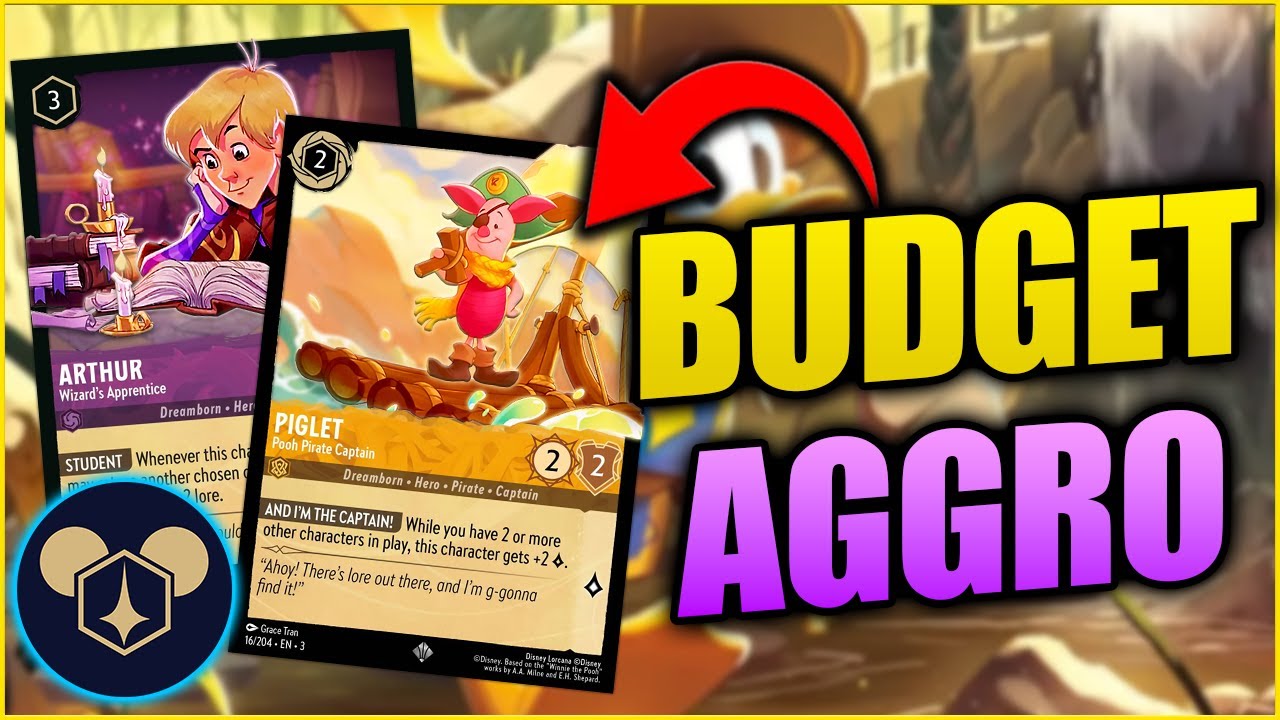 LORCANA ULTIMATE BUDGET AGGRO GUIDE - DECKS AND UPGRADES!
