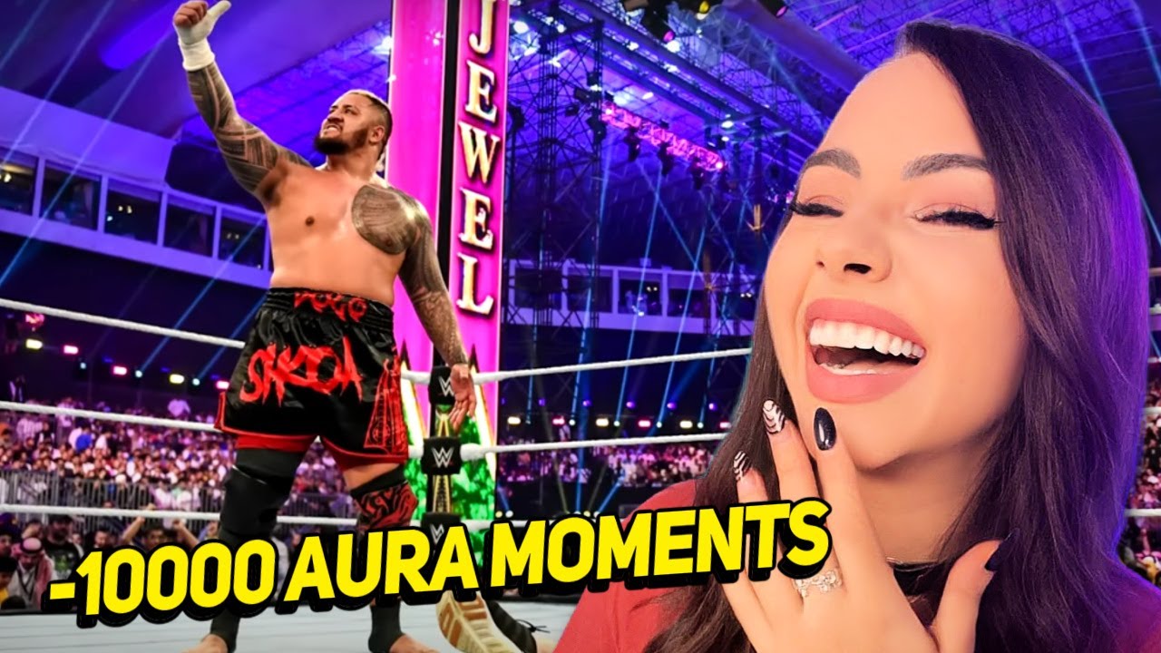 -10000 Aura Moments In WWE | Bunnymon Reaction