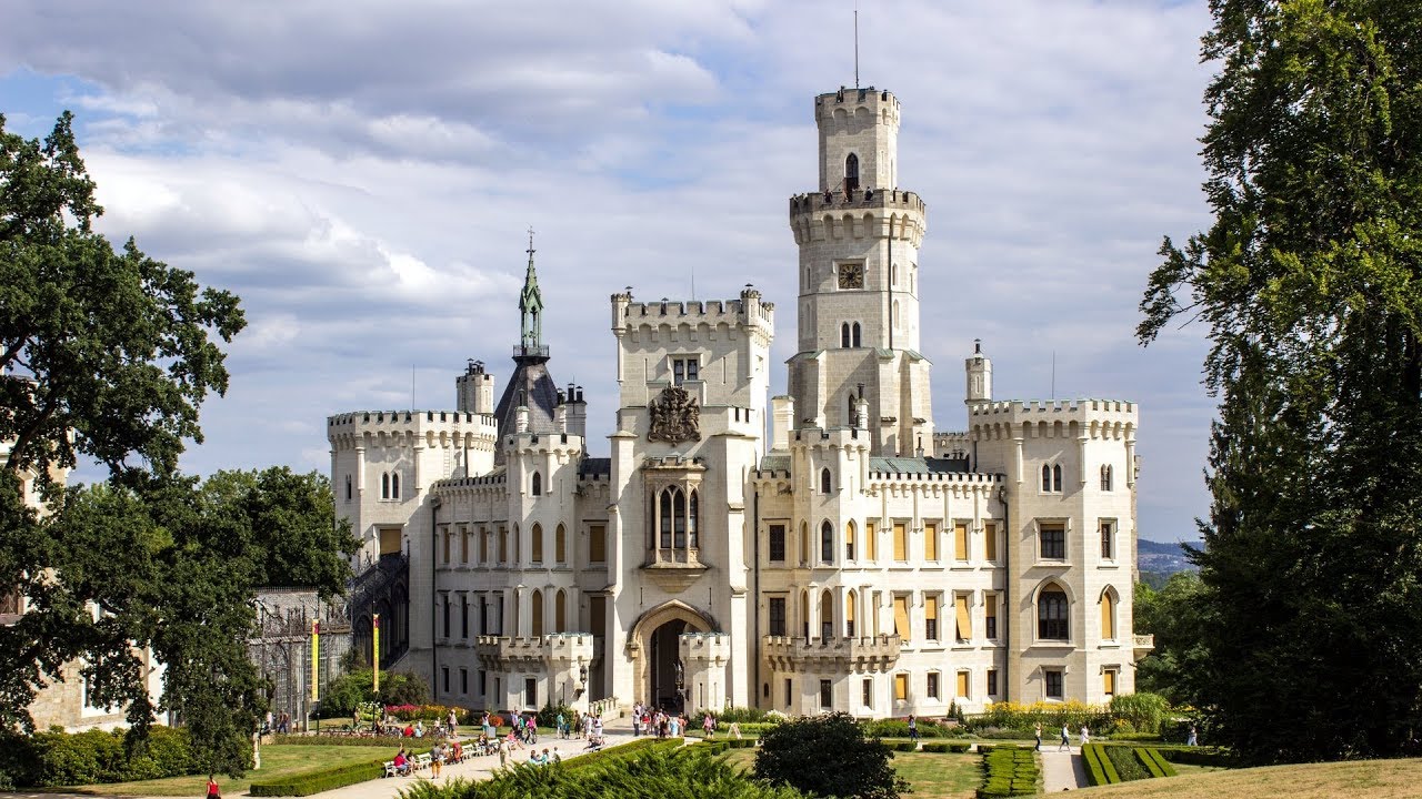 Замок в Чехии - Глубока-над-Влтавой