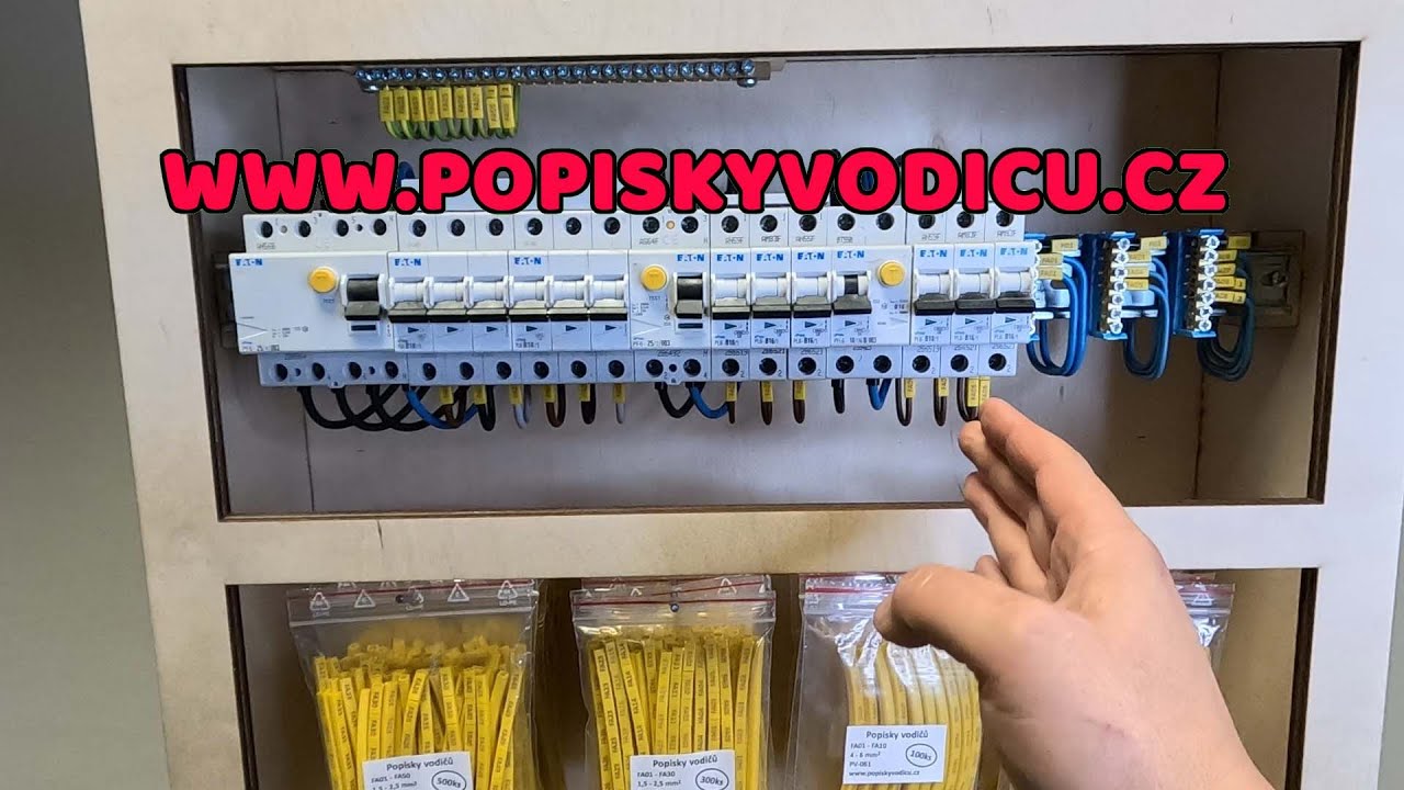 Popisky vodičů - Prezentace