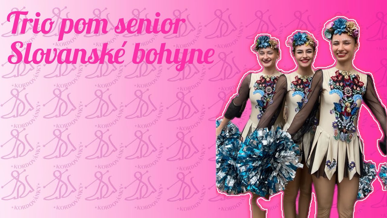 Kordovánky Rajec - trio pom senior 2024 (WorldCup Pistoia) 