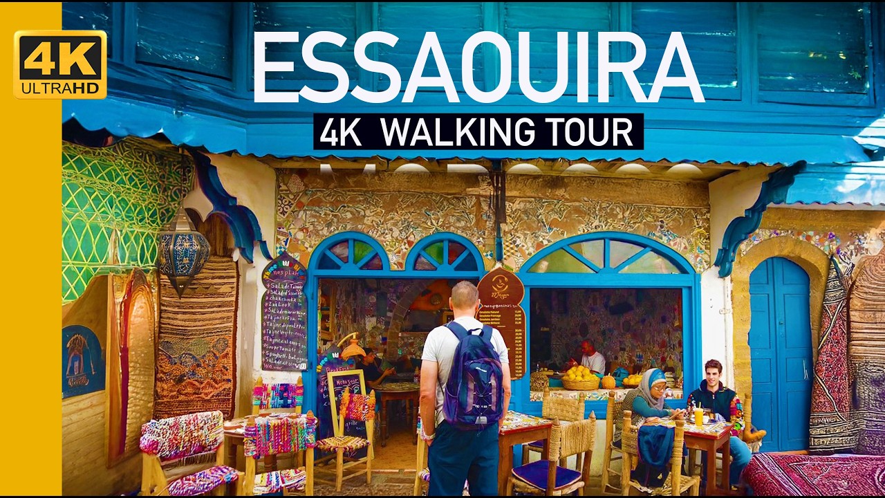 ULTIMATE Essaouira, Morocco 4K Walking Tour | Perfect Day Trip