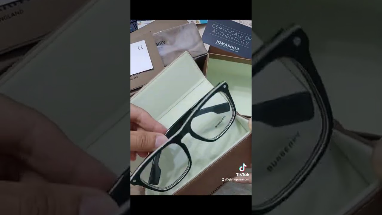 Unbox kính Burberry Auth từ Jomashop sale 57% giá về chỉ 2.xxx 