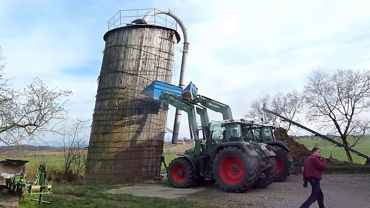 Fendt Power gegen Hochsilo