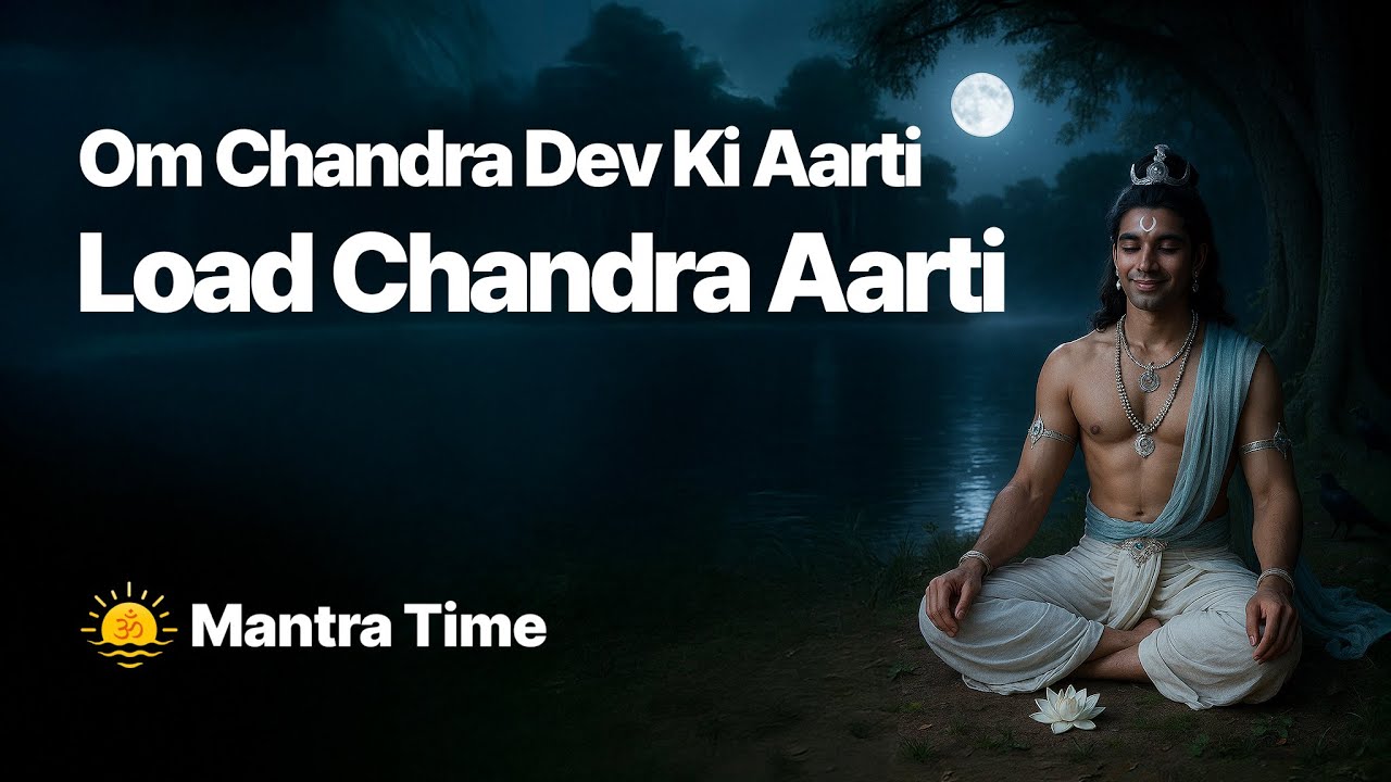Om Chandra Dev Ki Aarti | Load Chandra Aarti | Devotional Aarti for Lord Chandra
