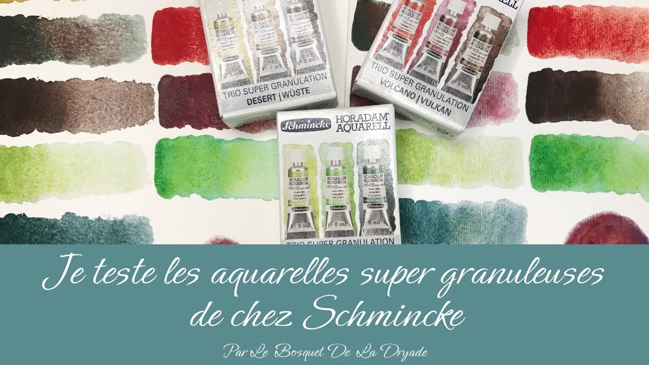 Test / Haul des super granuleuses de chez Schmincke