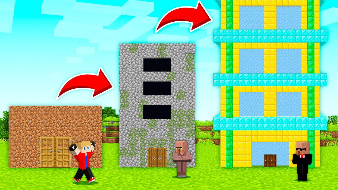 Evolui um HOTEL para VILLAGERS no Minecraft