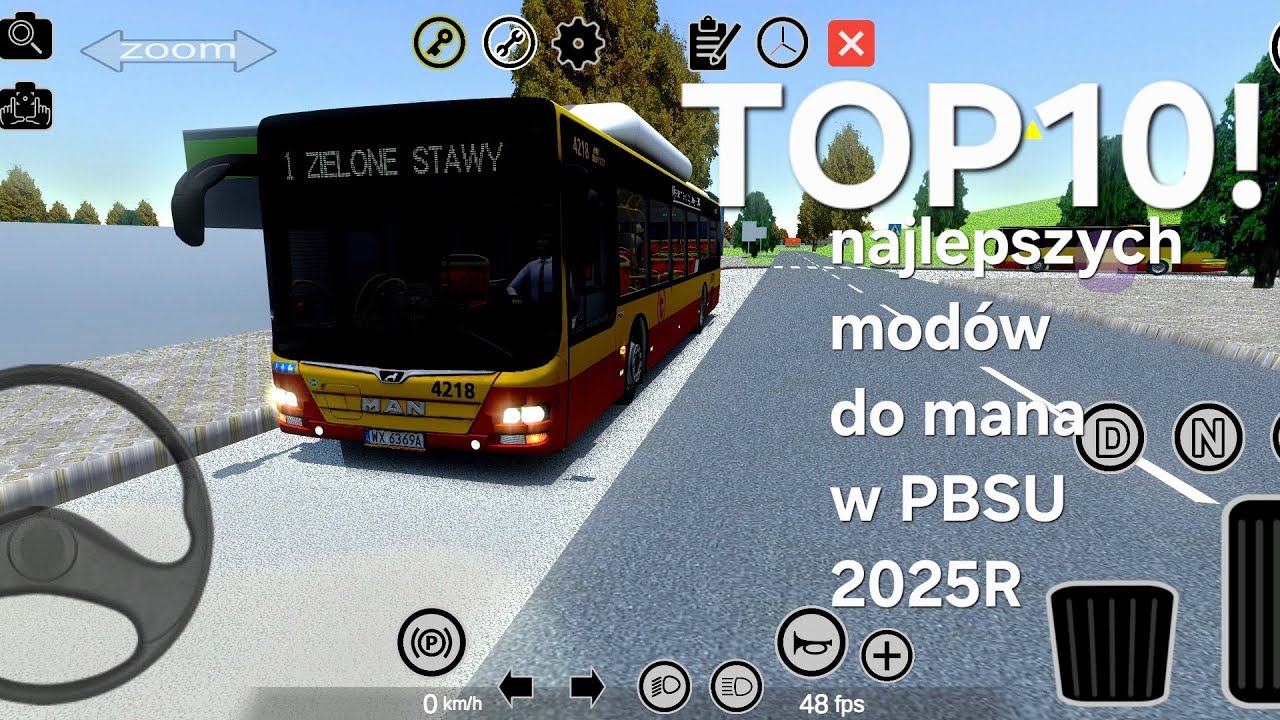 Nowa seria w PBSU🤯 | TOP10 najlepszych mod&oacute;w do autobusu man w PBSU 